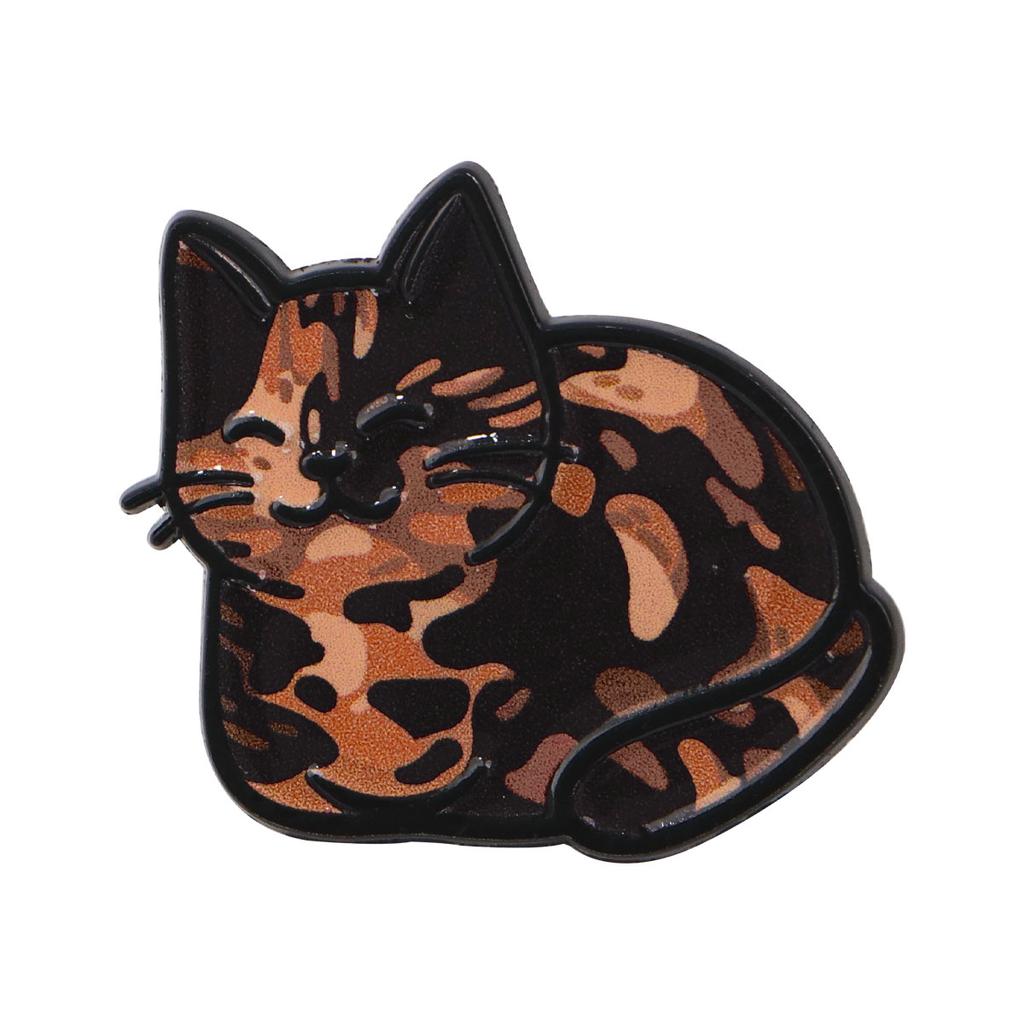 Cute Black Cats Enamel Pin Cartoon Anime Brooch Lapel Pins Badge On Backpack Clothing Accessories Fashion Jewelry Friends Gifts