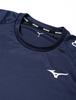 Volleyball Basic Practice Shirt, Short Sleeve, V2MA2532, Dress Navy, Size 2XL