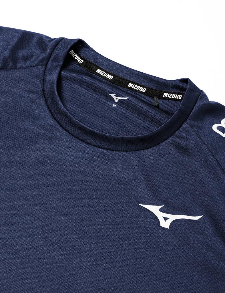 Volleyball Basic Practice Shirt, Short Sleeve, V2MA2532, Dress Navy, Size 2XL