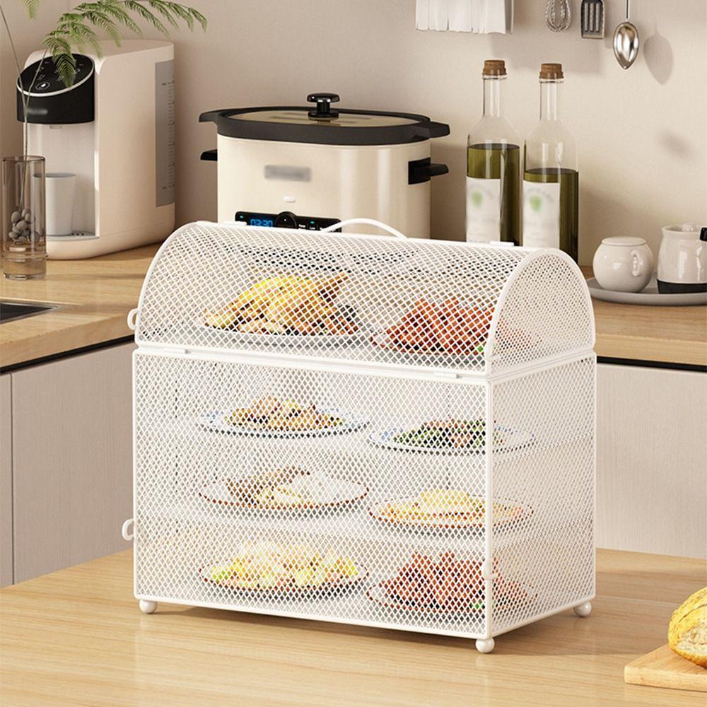 Breathable Kitchen Storage Rack Stackable Vegetable Cabinets  Party Supplies
