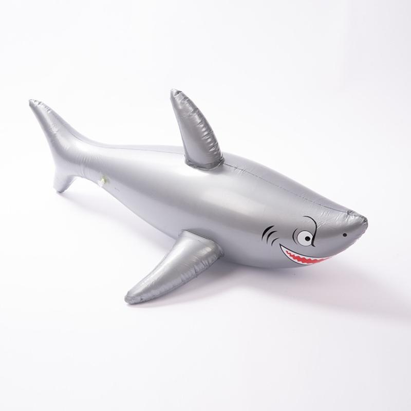Inflatable Shark Balloon Eco-Friendly PVC Durable Cartoon Float Toy for Beach Pool Party Kids Summer Birthday Gifts