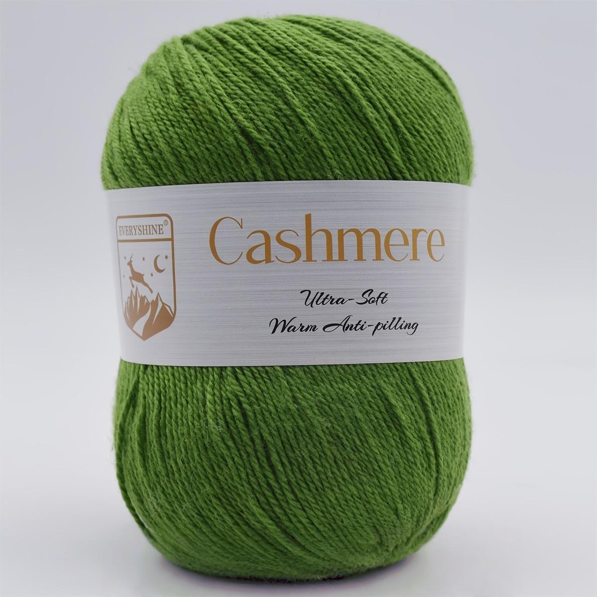 

6 мотков премиальной кашемировой пряжи – 50 г/моток 320 м Мягкая пряжа для вязания и крючком для рукоделия, связанного вручную – Роскошное теплое волокно для шарфов, шапок, свитеров