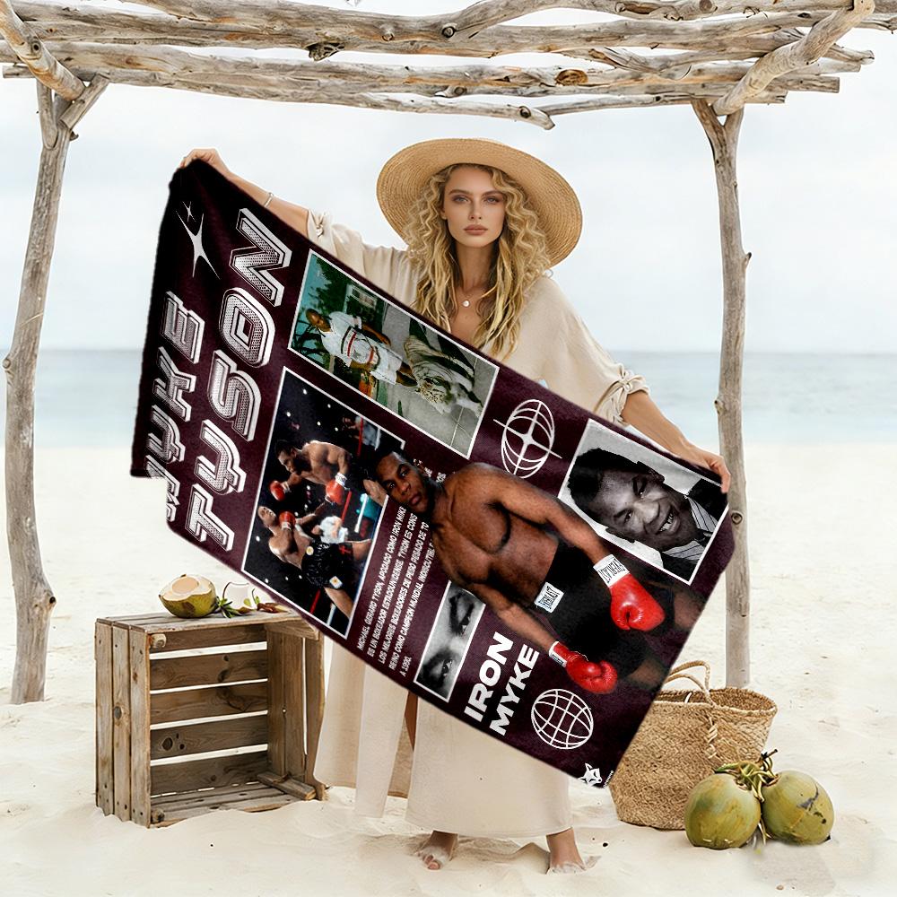 Legendärer Boxer Strandtuch Super Weich & Saugfähig Bequem Leicht