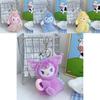 Adorable Mini Plush Dog Keychain For Kids And Adults In Yellow Pink Blue Purple