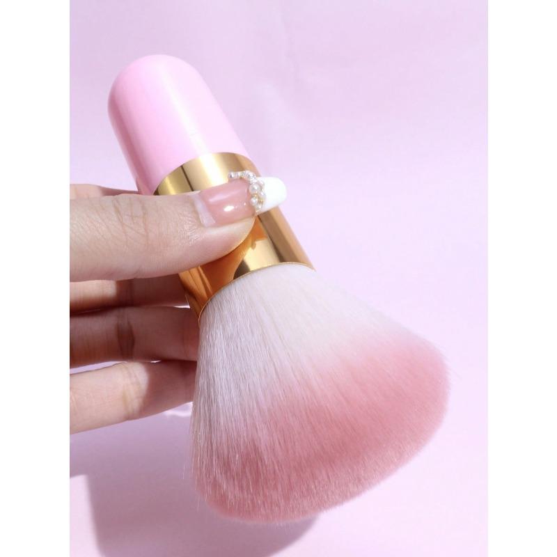 1pc Large Loose Powder Brush Multifunctional Makeup Tool Portable Foundation Brush For Setting Or Dusting Powder Nail Art,Blush Brush,Contour Brush