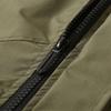 Men Plus Size Stand Collar Jacket Loose Casual Zip Up Outerwear Big Pockets Windproof Coat For Big Men