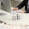 Transparent Acrylic Storage Box Magnetic Figurine Display Box Collection Figures Dustproof Storage Box Office Desktop Decoration