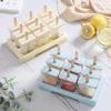 Durable DIY Popsicles Tray Holders Juice Bar for Frozen BPA Free Reusable for Kids Easy Release Safe Durable Convenient
