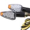 4 Pieces Motorcycle Turn Front & Rear Blinkers Easy Installation 14LED 12V for Motorbike