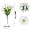 Artificial Morning Glory Flower UV Resistant Hanging Flowers Silk Morning Glory Garden Wedding Decoration Outdoor Hanging Plants
