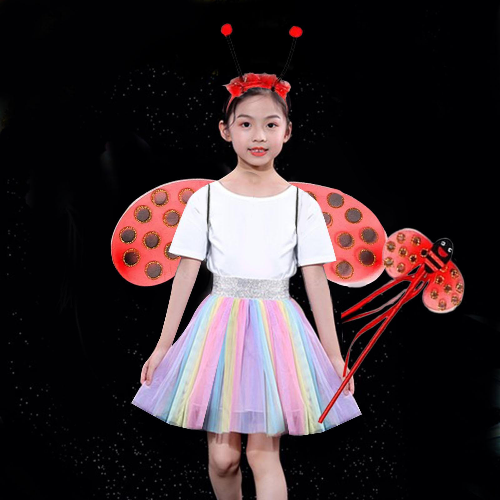 

Дитяча пов язка з крилами ангела для чарівних костюмованих вечірок LadybirdwithoutSkirt