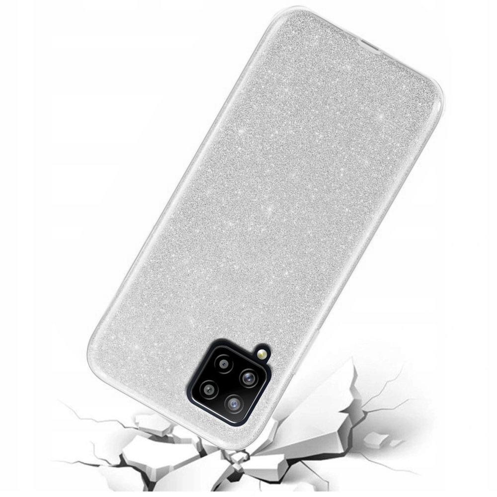 Glitter Case for Samsung Galaxy A42 5G, Silver
