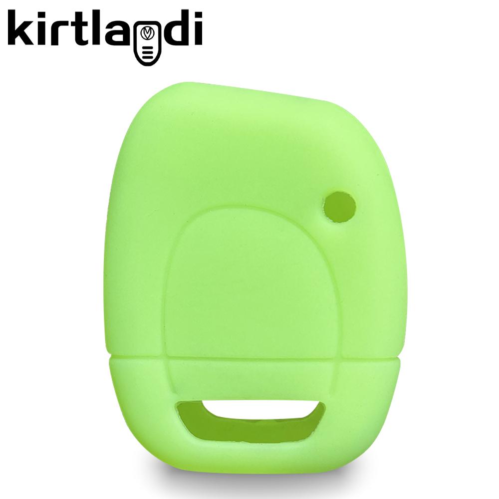 Silicone Key Cover Car Key Case For Renault Clio Vauxhall Thalia Symbol Kangoo Movano Master Case Key Holder Protection Shell