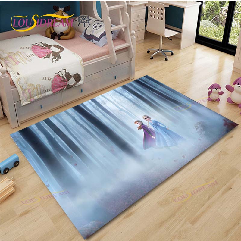 Anime Frozen Carpet Kids Carpets Living Room Tea Table Mats Bedroom Rug Washable Floor Mats Household Area Mat Dinosaur Rug