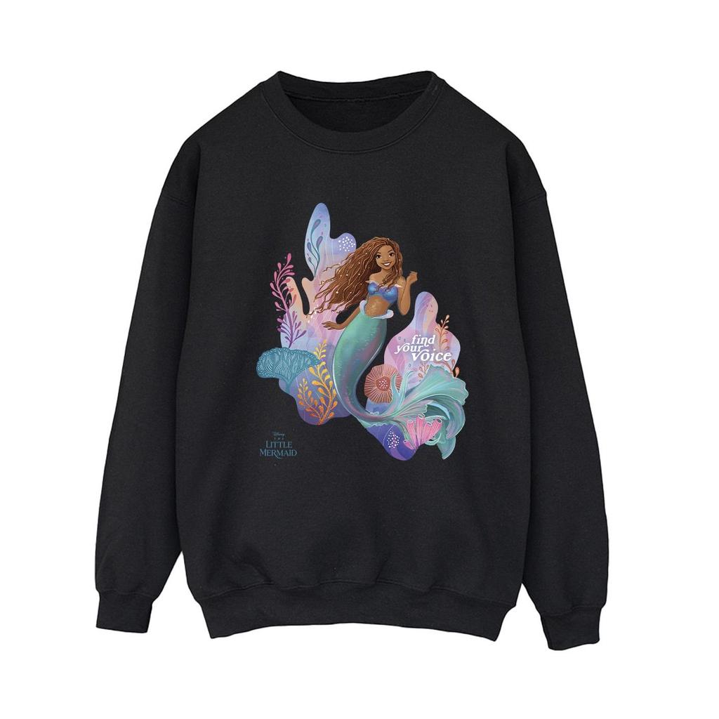 The Little Mermaid Womens/Ladies Find Your Voice Movie Sweatshirt