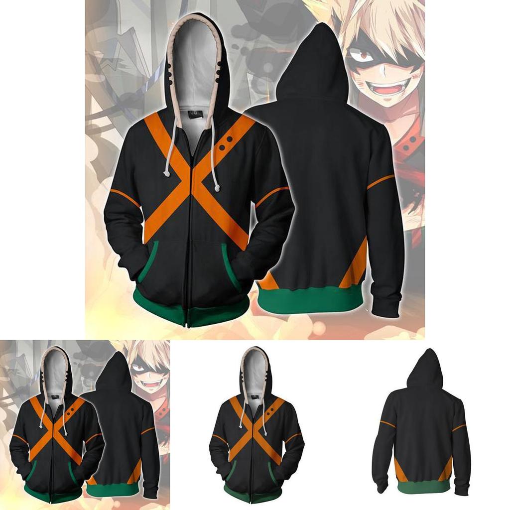 Przytulny My Hero Academia Lzuku Midoriya Bakugou Katsuki Sweter Płaszcz Bluzy Kurtka