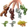 Dinozaur Jurassic de Deget Triceratops Tyrannosaurus Model Jucării pentru Copii Dinozauri Creativi Care Mușcă Degetul Jucărie Interactivă Cadou pentru Băiat