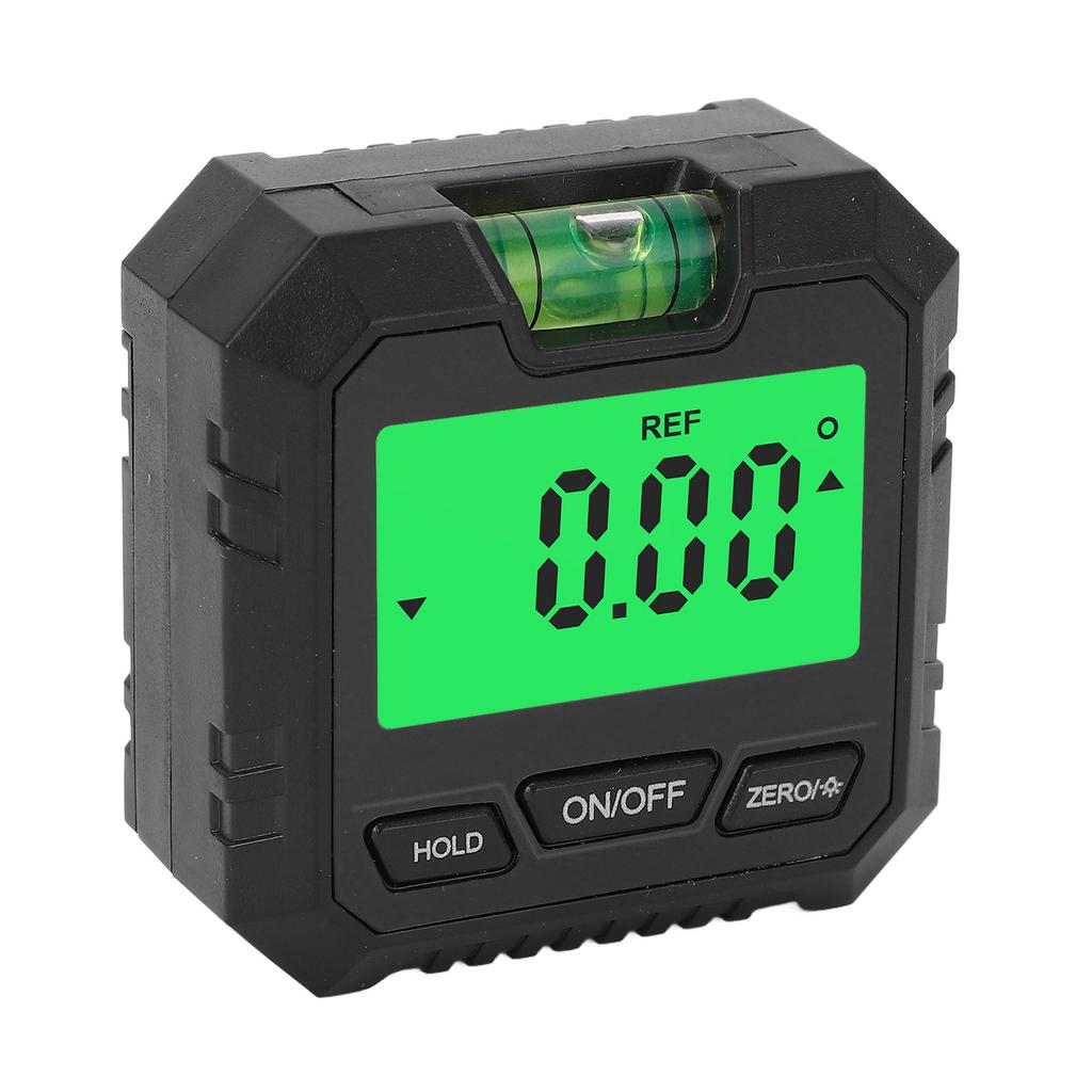 Digital Box Backlit LCD Display Magnetic Base 4 X 90 degrees Angle Gauge Meter Finder Protractor for Automotive Motorcycle