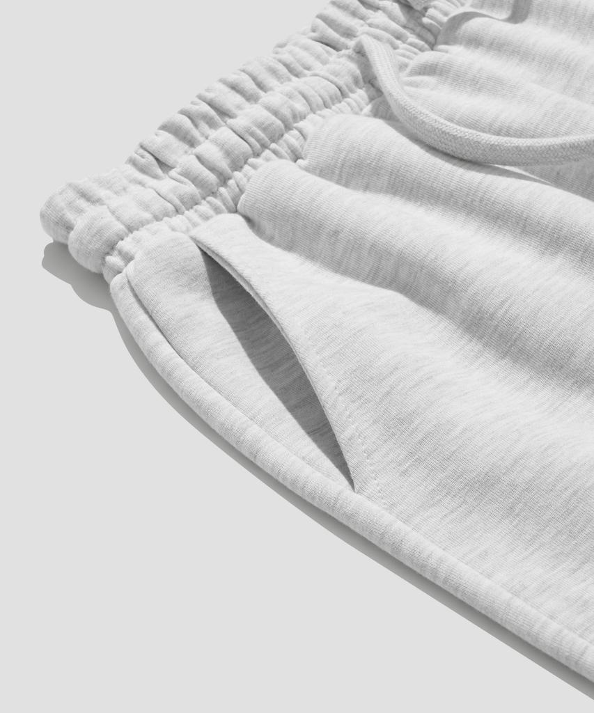 AGOD Basic Wide Sweatpants [White Melange]