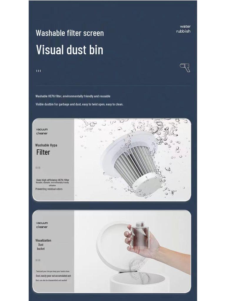Kabelloser Dual-Use Staubsauger & Laubbläser für Zuhause, Schreibtisch und Auto - Kostenloser Versand