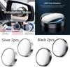 HdoorLink 2Pcs Car Mirror HD Convex Mirror Blind Spot Auto Rearview Mirror 360 Degree Adjustable Blind Spot Mirror