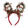 Festive Headband Festive Christmas Headbands for Women Girls Holiday Tree Reindeer Snowman Bell Hair Accessories with for 2026