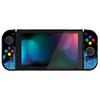 Protective case for PlayVital soft TPU slim case cover for Switch with colorful ABXY button caps Switch, [Blue frame]