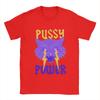 Casual T-Shirt Beach Pussy Power  Trendy Cool T-Shirts  Funny Cotton Tee Shirt for Men Aesthetic Printed Short Sleeve Top Tees
