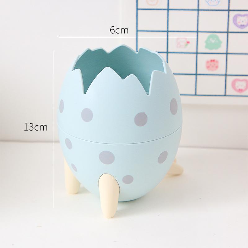 Creative Cartoon Dinosaur Egg Storage Box Ins High Beauty Cute Tripod Home Desktop Multifunctional Storage Box Pen Holder