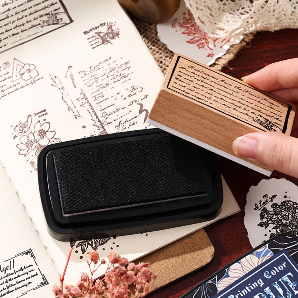 Stamp Pad Assorted Color for Journaling and Scrapbooking Traditional Ink Color Oil Based Ink Pad Washable Craft Ink Pad