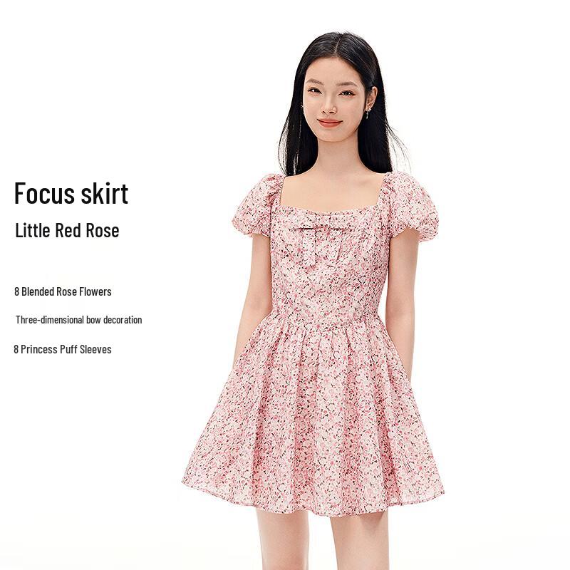 

Ledin French Style Pink A-Line Dress L