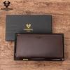 Humerpaul Men Leather Wallet Long Wallet Clutch Bag Mobile Phone Bag