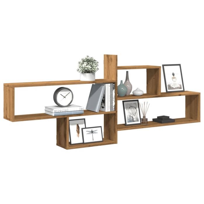 VidaXL Wall Shelf Artisan Oak 167.5x18x68 Cm Engineered Wood 853325