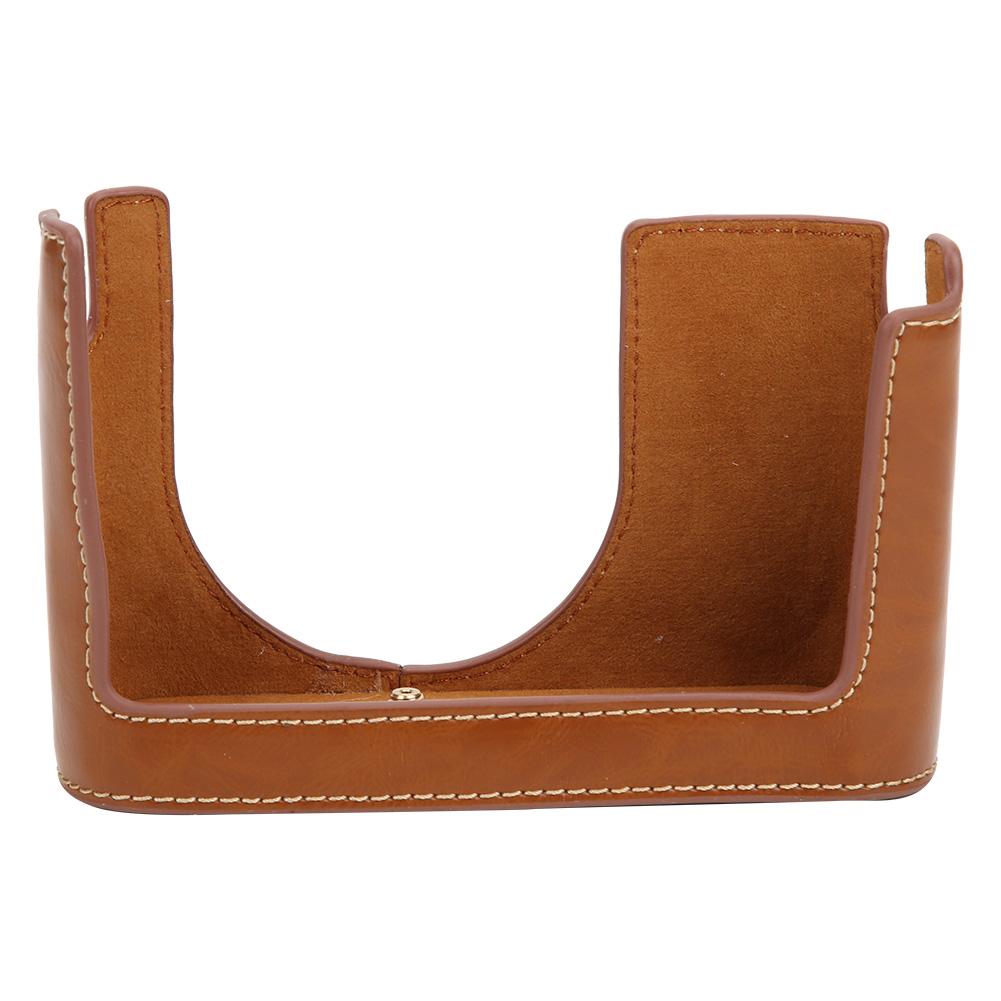 PU Leather Case ive Half Body Cover for Q Camera