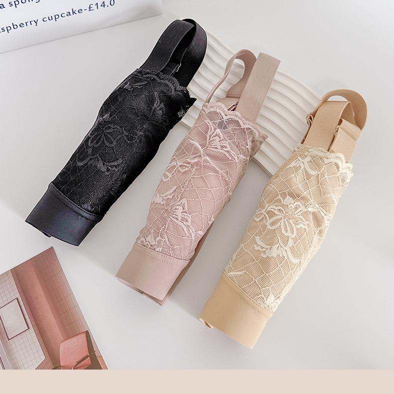 BH in Übergröße für Damen Dünn Anti-Hängeeffekt Engfrei Atmungsaktiv und Sexy Spitzenunterwäsche Push-up-BH