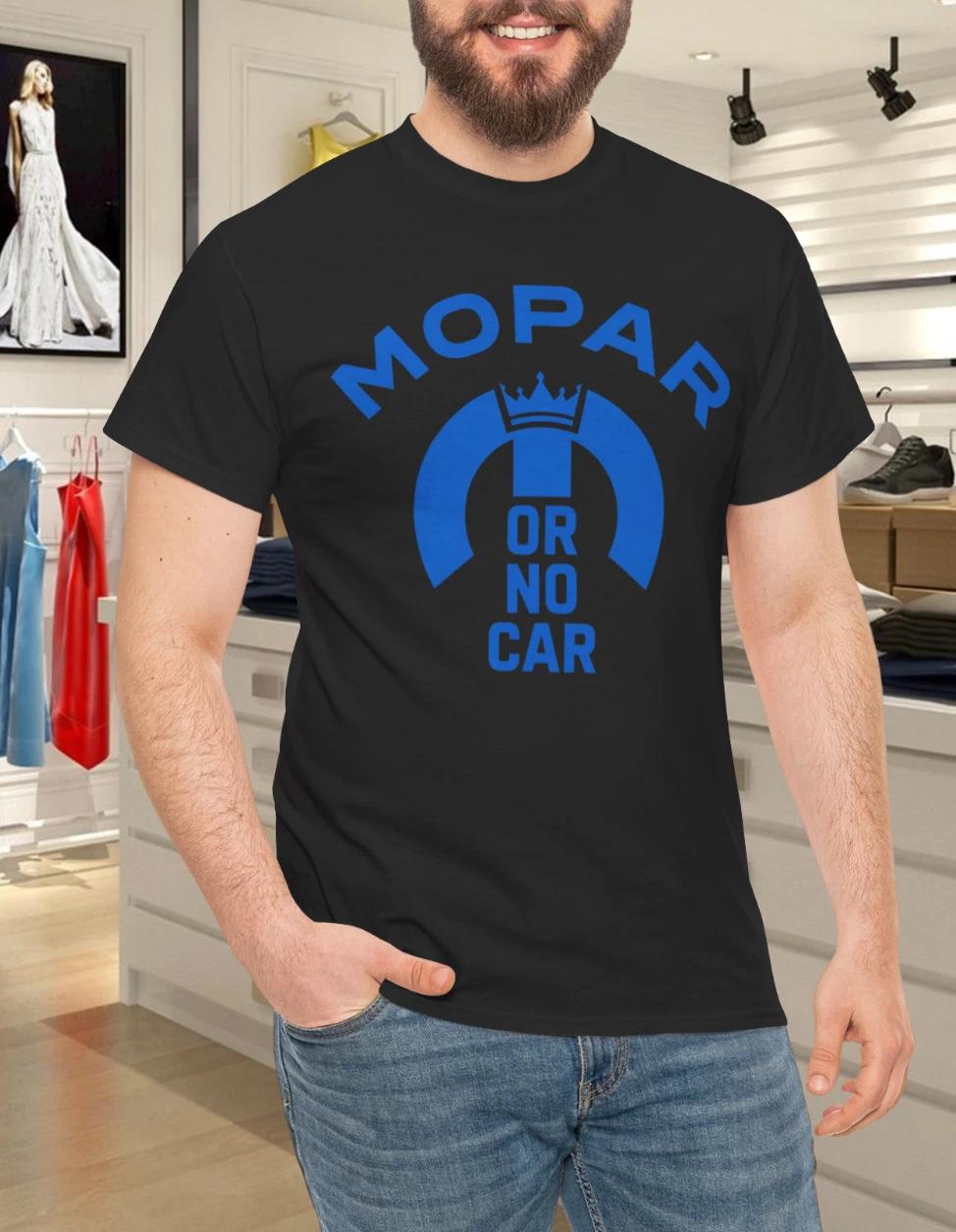 Mopar or No Car Decal Cotton Unisex T-Shirt 2XL