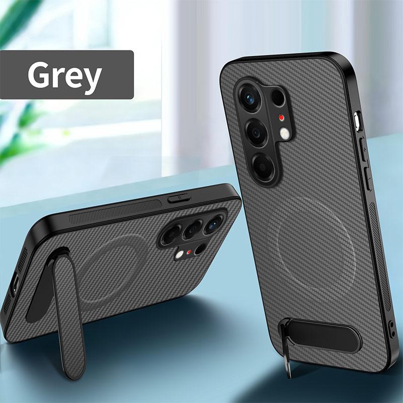 For Tecno Camon 50 Case Soft Silicone PC+TPU Carbon Fiber Texture Magnetic Protective Back Cover For Tecno Camon 50 Shell Bumper