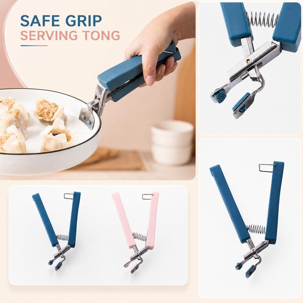 Creative Bowl Clip Holder Non-Slip Heat Resistant Food Clip Kitchen Tool for Secure Grip on Hot Bowls and Containers