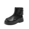 Girls' Martin Boots2026New autumn and winter children's warm cotton boots, girls' plush short boots, British style leather boots