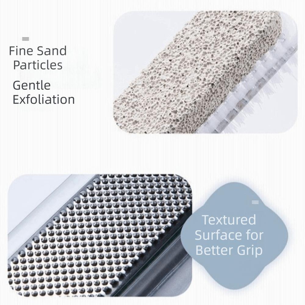 Professional 4 in 1 Foot Brush Multifunctional Smooth Feet Foot Care Scrubber Pedicure Grinding Foot Pumice Stone Cleaning Dust