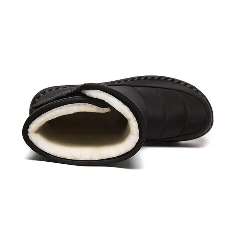 Women Boots 2025 Winter Shoes Woman Waterproof Snow Boots Winter Warm Fur Botas Mujer Korea Style Black Ankle Boots For Women