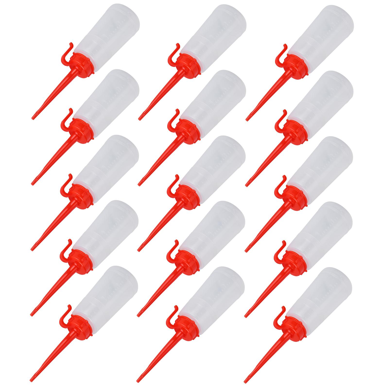 

15Pcs 150ml Sewing Machine Oil Can Plastic Bottle Dispenser Oiler Transparent for Liquid