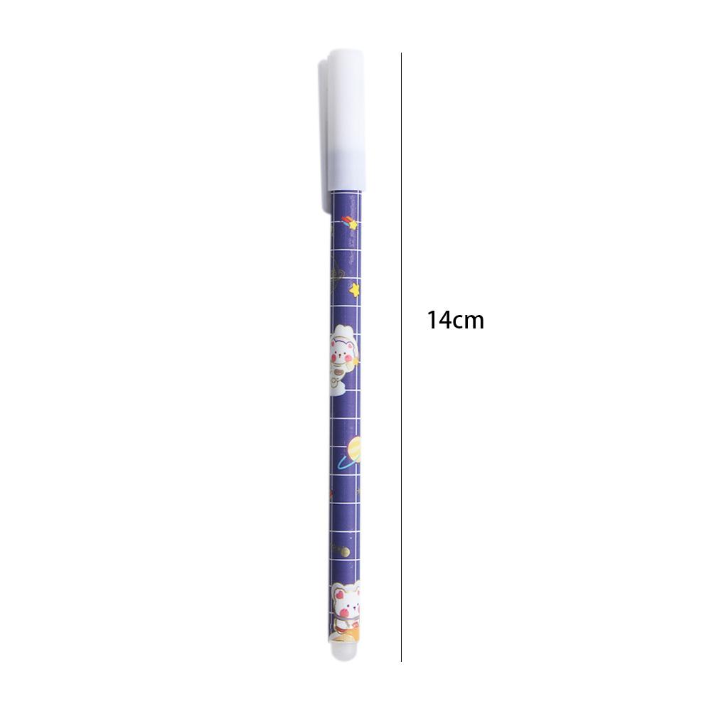 Press Pen Cartoons Washable Handle Blue Student Pen Gel Pens Neutral Erasable Pen Erasable Pen