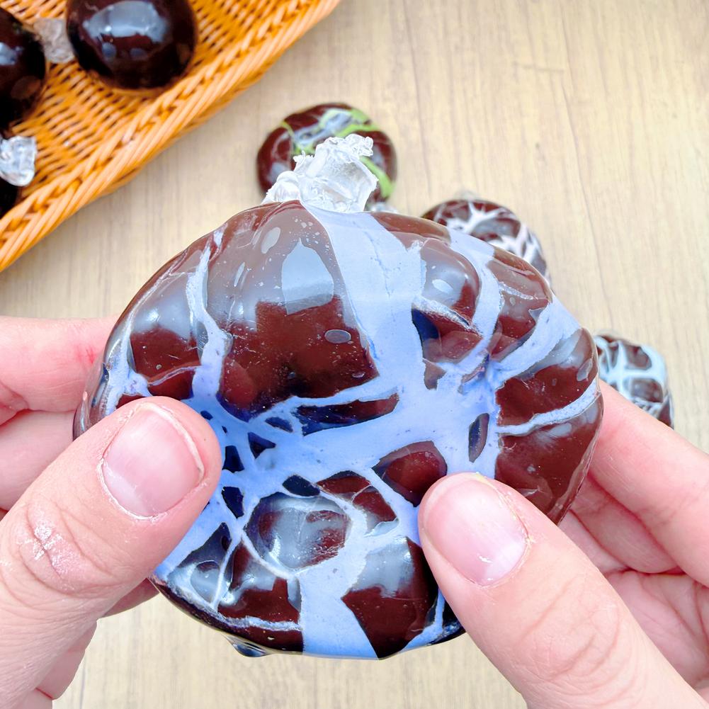 Crunchy Grape Toy Stress Relief Squeeze Toy Green Grape Crispy Texture Fidget Toy For Anxiety Adults Gift