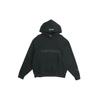 Fear of God Essentials SS20 Grafiklogo Fleece Hoodie mit Tasche Unisex Oberteile Schwarz FOG-SS20-402