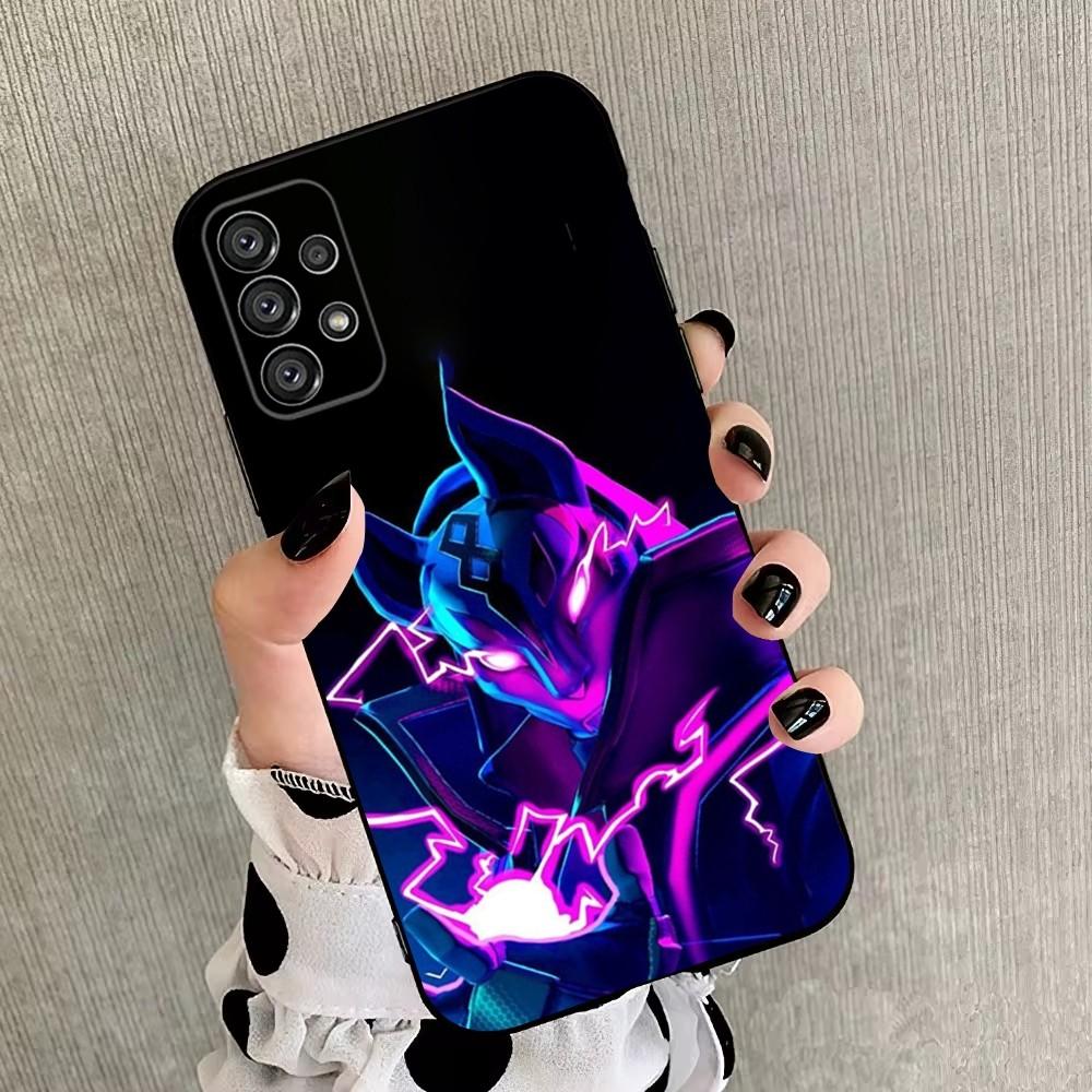 R-Royales F-Fortnites  Phone Case For Samsung Galaxy A20,A21s,A22,A31,A32,A52,A53,A72,73,A80,A91 Soft Black Cover