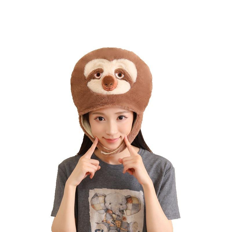 Halloweenská rychlá lenochodí kapuce, fotorekvizity, kreslená kapuce, fotorekvizity, rekvizity pro vystoupení