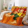 1PC Custom Name Pumuckl Patterned Flannel Blanket Suitable For All Seasons for Home Decor Warmth and Comfort Gifts Holiday Present