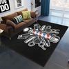 Fashion Cool Barbershop Carpet Living Room Home Decoration Sofa Table Large Area Carpet Lounge Entrance Door Mat Non -Slip Mat