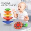 Gyro Folding Flying Stacking Gyroscopes Interesting Launcher Gyroscope Set Boys Gift